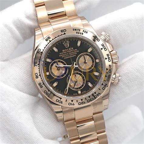 custome black and gold rolex|rolex daytona everose gold price.